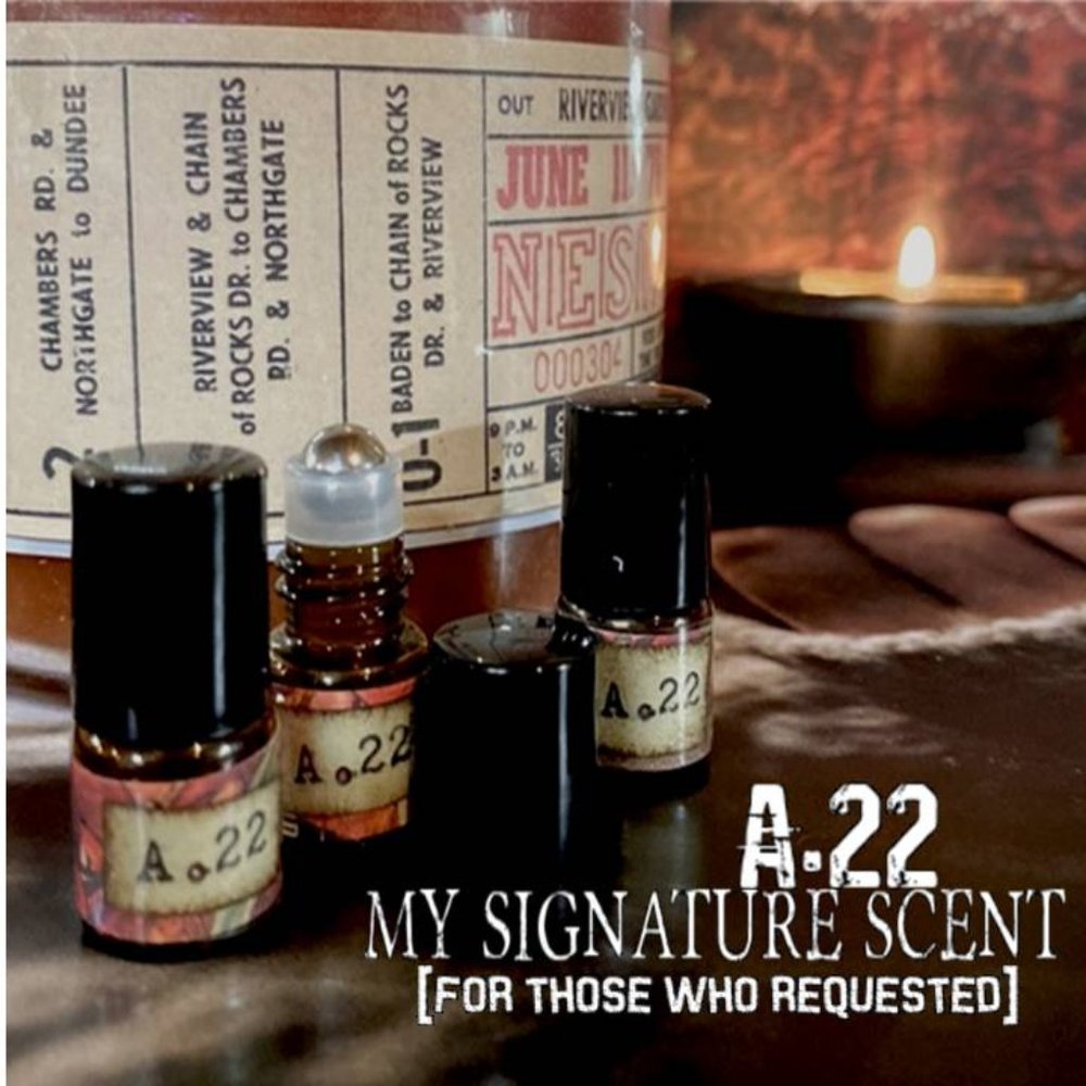 A.22 my signature scent / scent used on all my journals